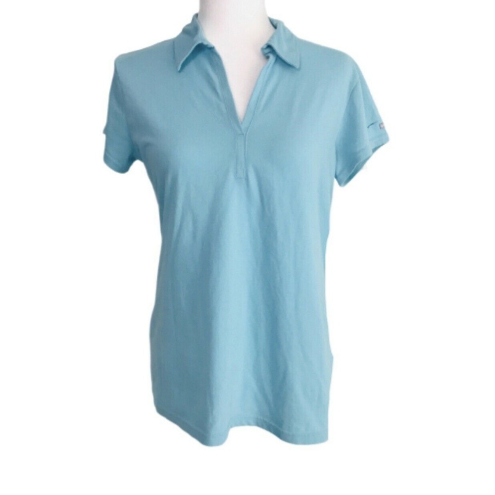 Columbia Large Golf Polo Baby Blue